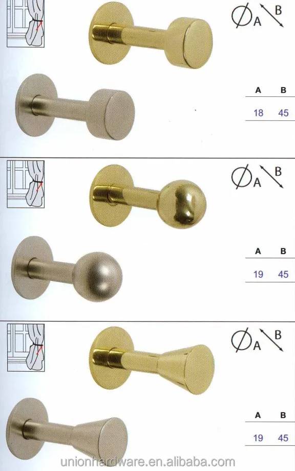 Wholesale Modern european style brass curtain hook,curtain wall hook,robe hook