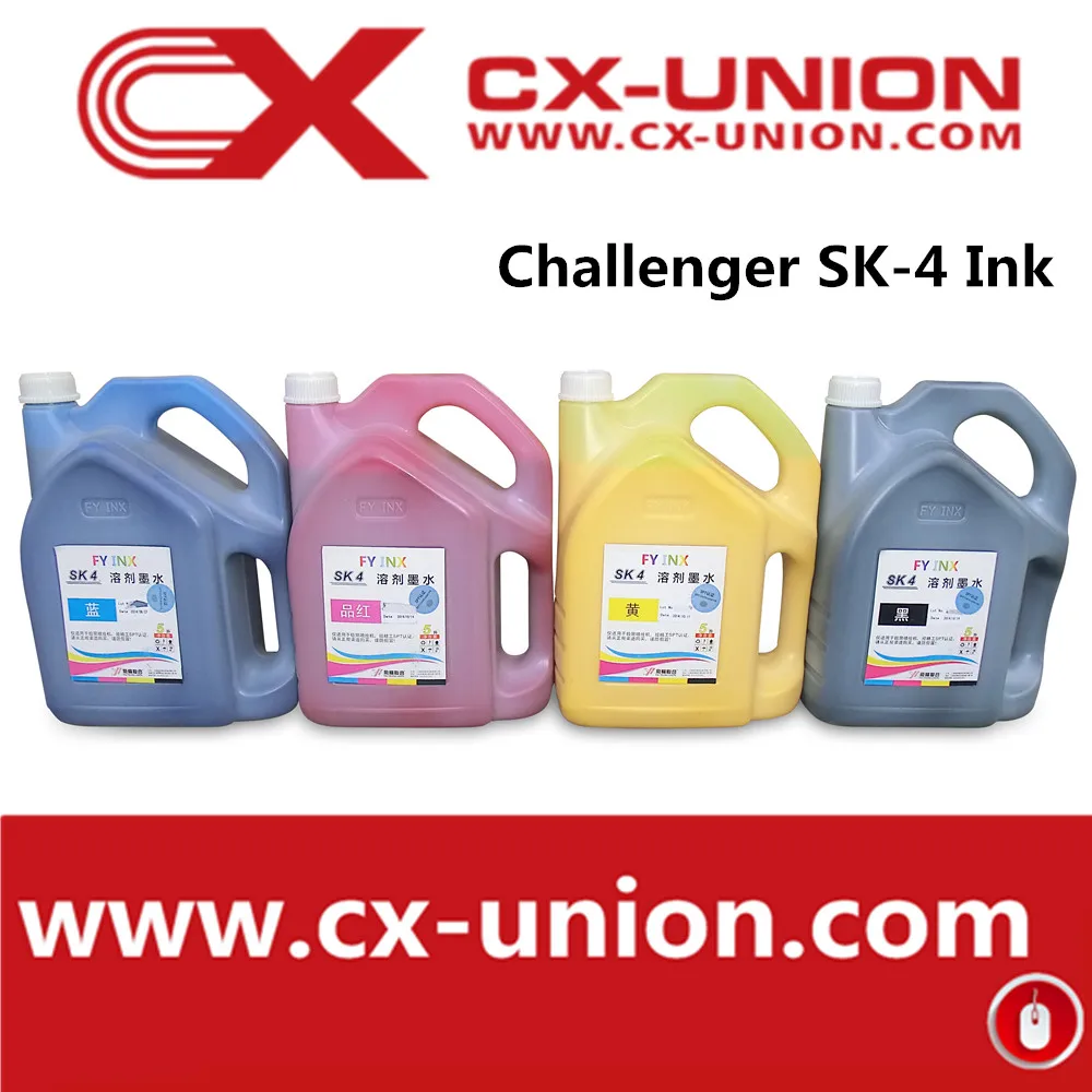 Ink type original Digital Printing Flex Challenger SK-4 Solvent ink solvente tinta for canvas printing