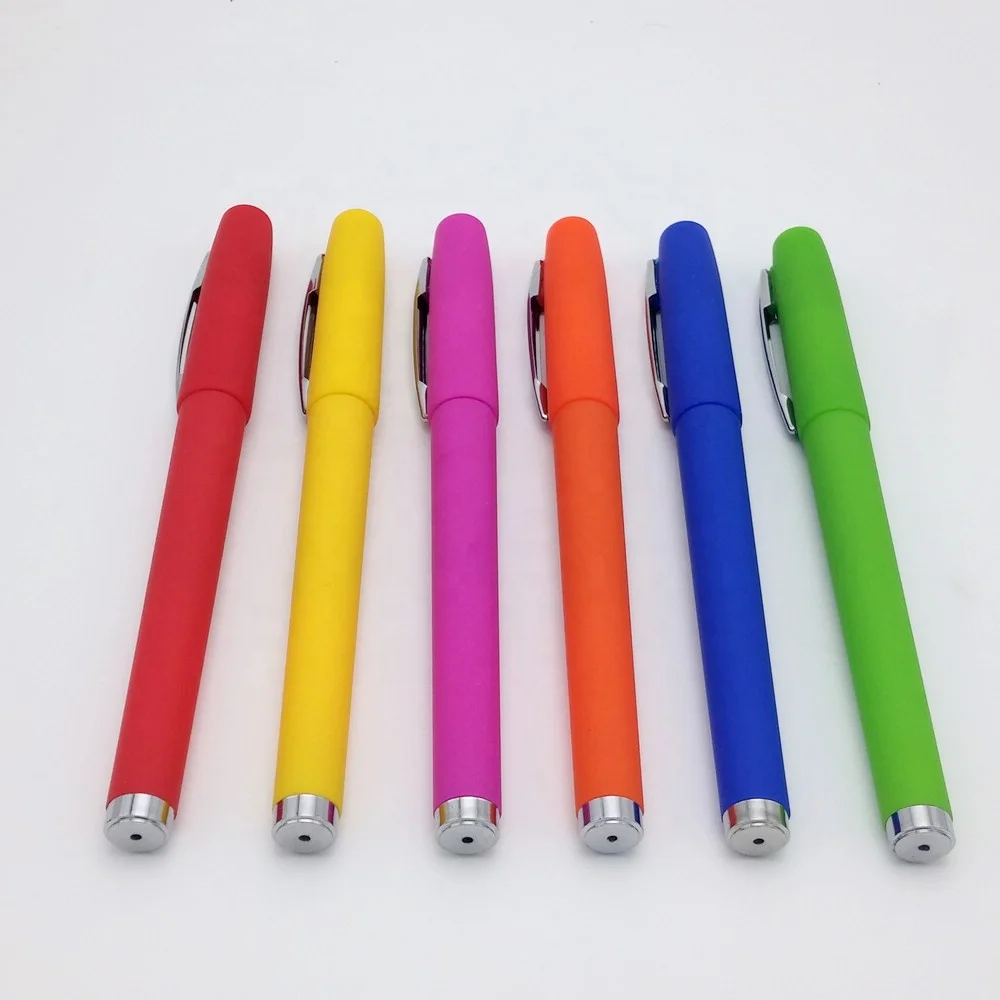 wholesale black ink pen colored my free gel pen plastic custom bulk writing blue 0.5 gel refill pens
