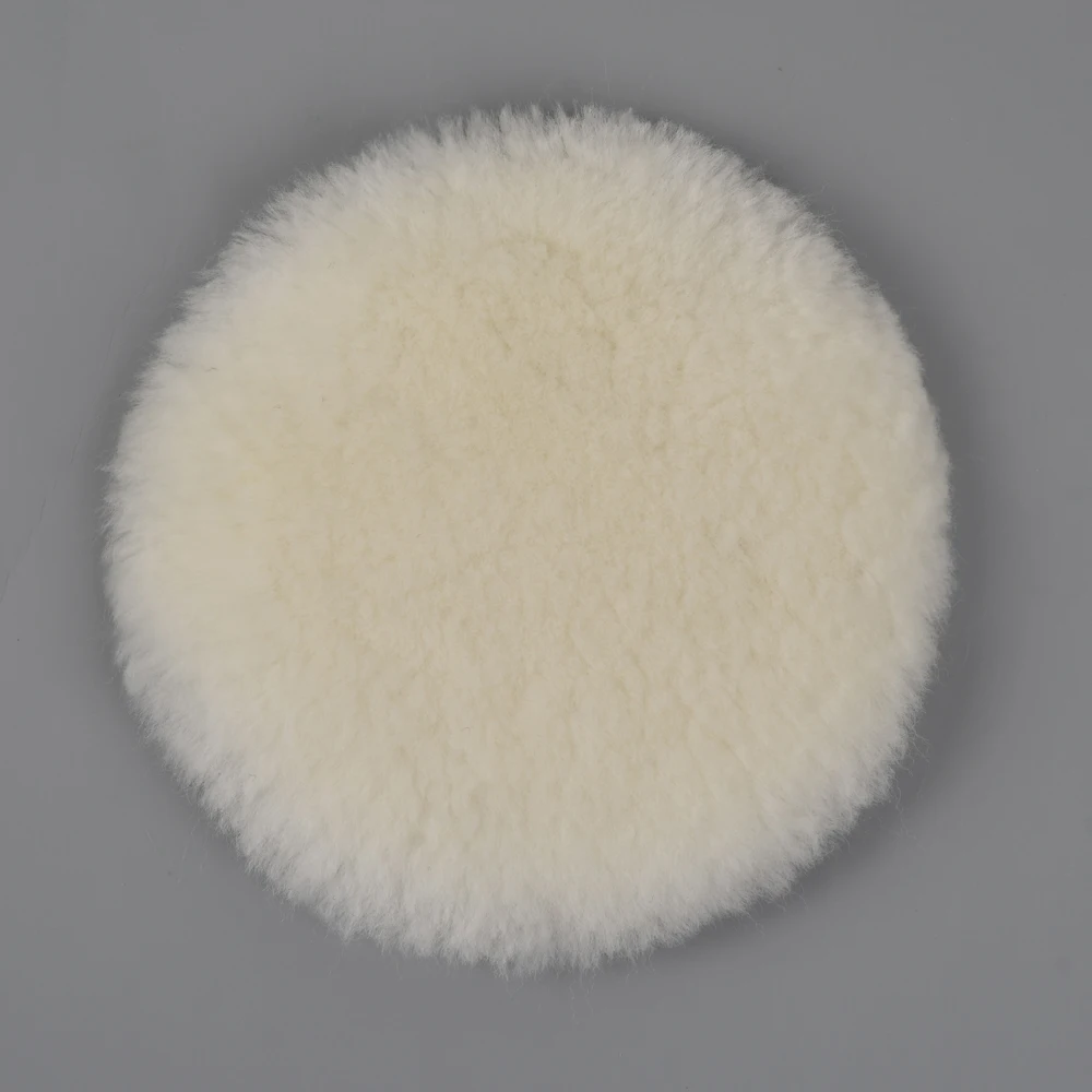 Chinese Factory Supply Lambskin Polishing Pad Lambs Wool Buffing Pad for car and furniture