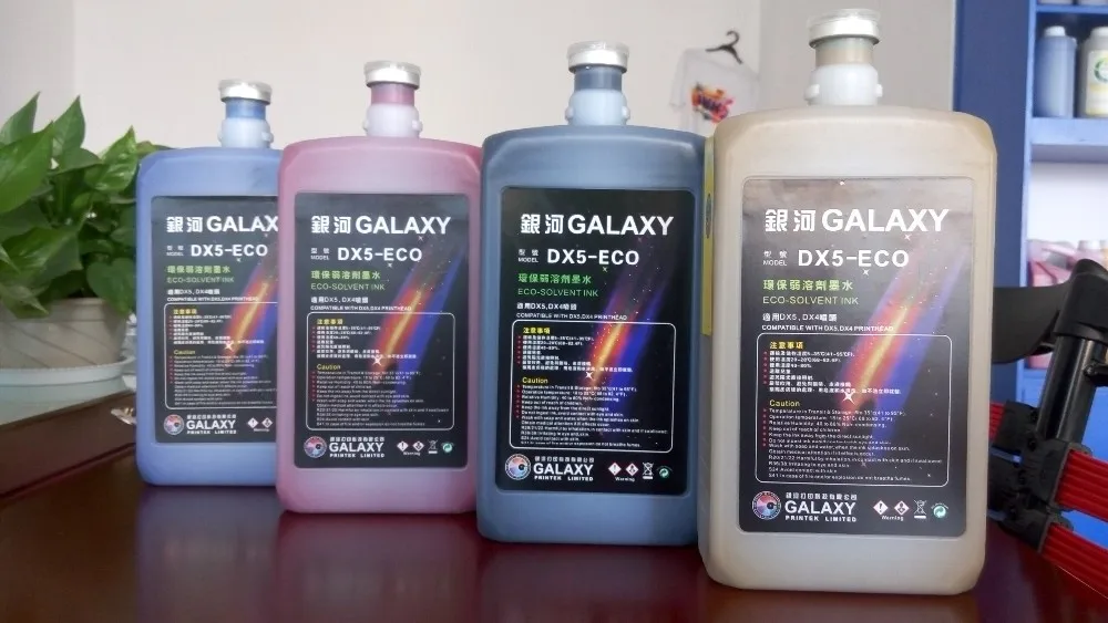 Galaxy eco solvent ink for DX4/DX5/DX7 Print head