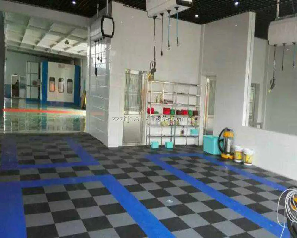 anti-slip durable pvc industrial interlocking floor tiles for washing/removable plastic interlocking garage floor tiles