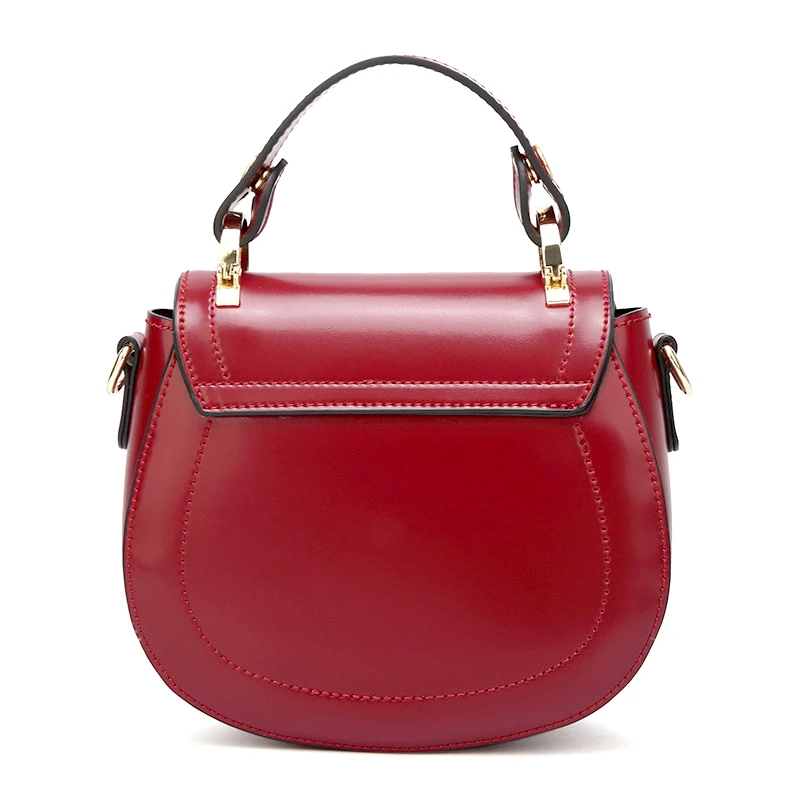 New oil wax skin pig bag simple leisure shoulder Messenger bag tide wild temperament female bag handbag