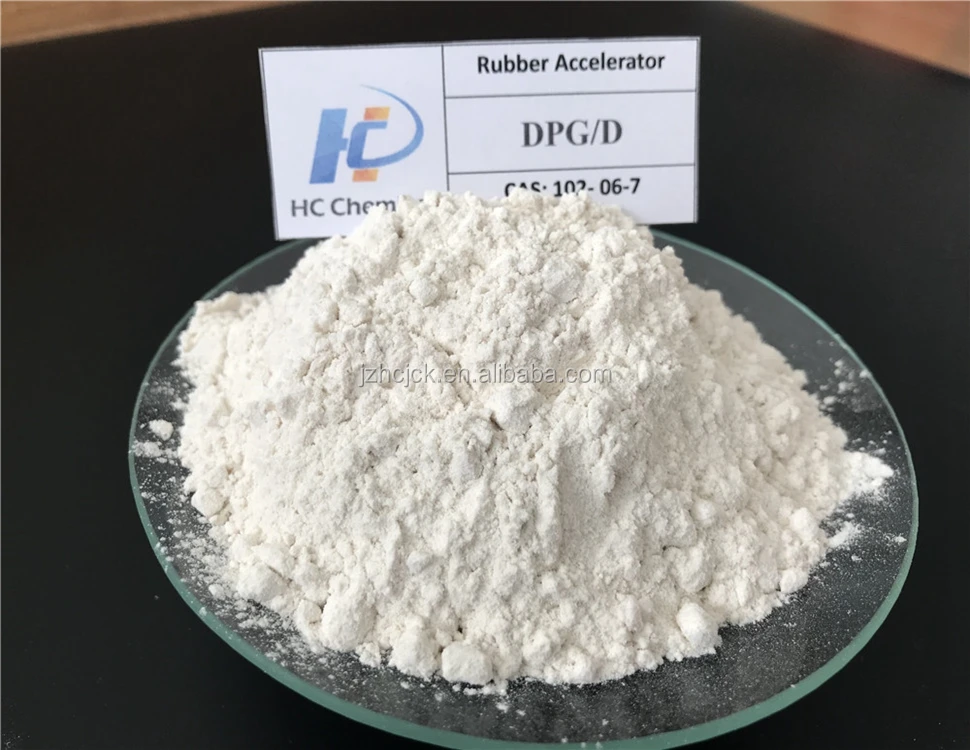 Predispered Vulcanizator Rubber Additives Accelerator DPG (D) rubber belt conveyor CAS NO.102-06-7 For Chemical Products