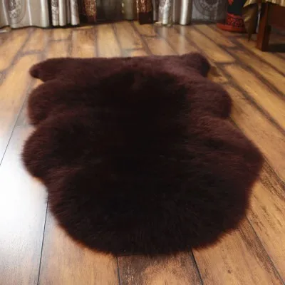 100% australian merino sheepskin rug long wool Shag Natural Ivory Area rug