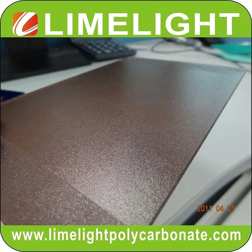 frosted polycarbonate solid sheet matt polycarbonate sheet