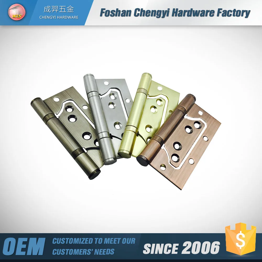 4inch heavy duty steel bathroom sub mother wooden door hinge