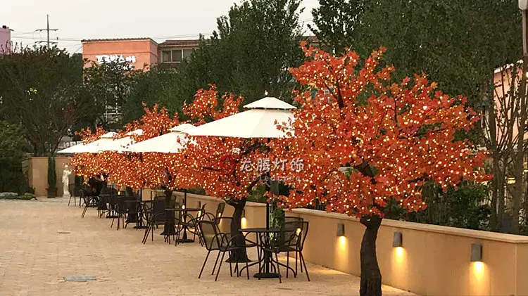 
Wholesale outdoor low voltage party christmas decoration lamp led artificial cherry blossom tree 