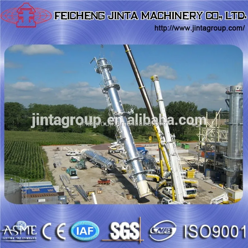 Distillation Tower- Waste oil, Alcohol, MTBE with ASME U STAMP