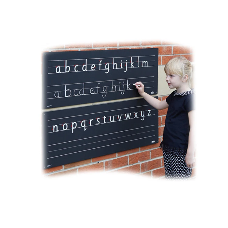 Educational children learning outdoor wooden blackboard montessori funiture
