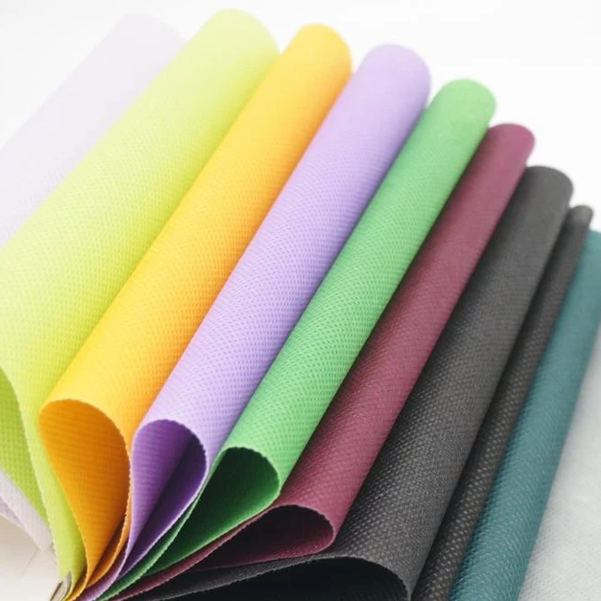 Eco Friendly Polypropylene Spunbonded Nonwoven Fabric Rolls, TNT Non-Woven Fabrics Roll 100% Spunbond