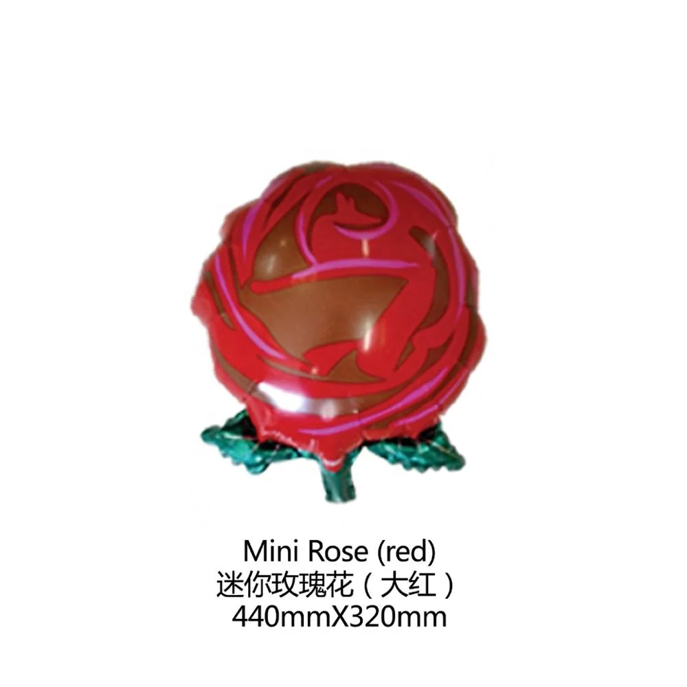 Wedding supplies festive atmosphere decoration rose flower  aluminum foil party balloons