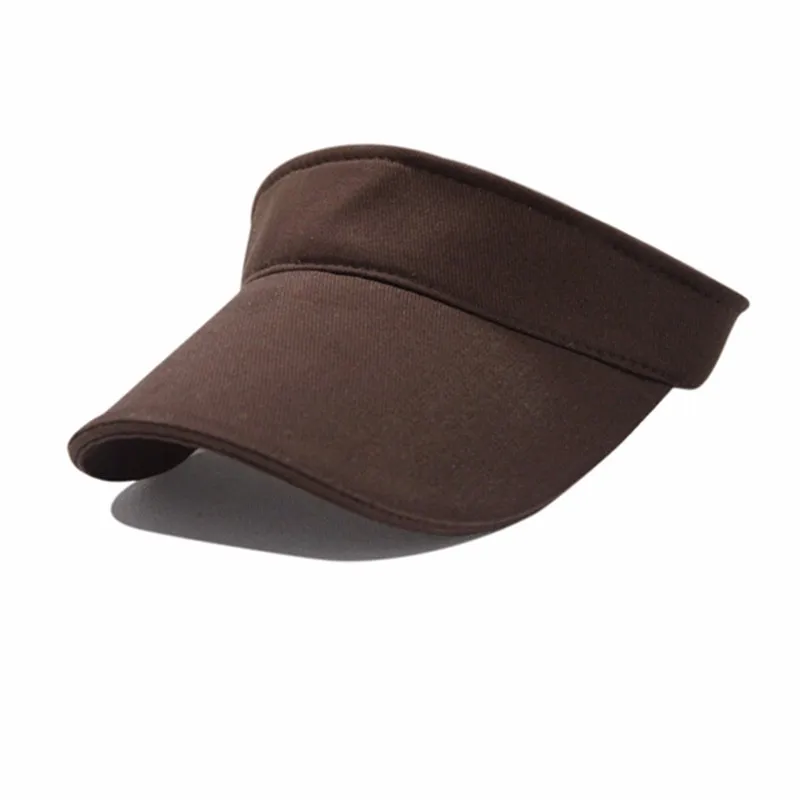 Custom Funny Sun Running Visor Cap Open Hat