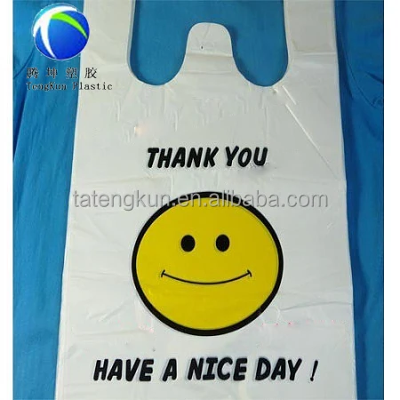 Corn Starch Biodegradable Vest Polythene Shopping Bags