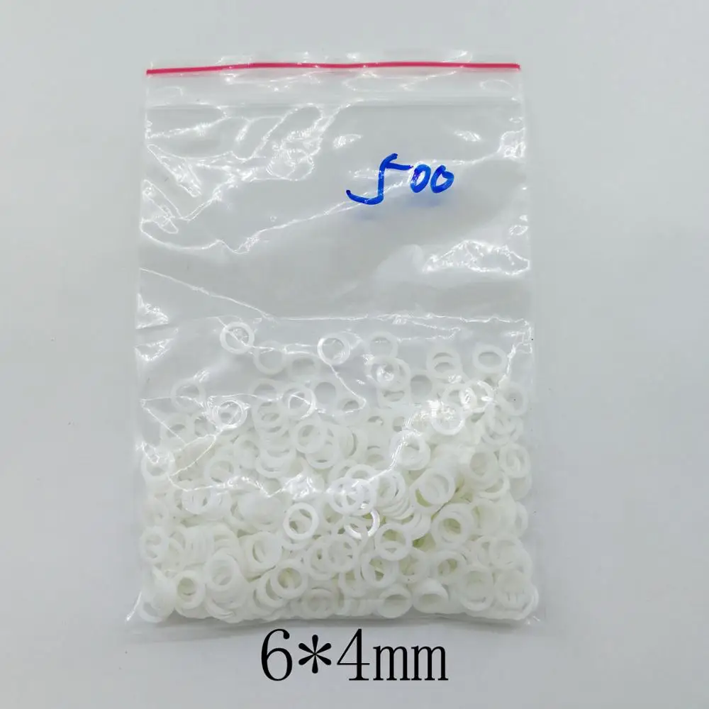 6*4mm 7*4mm 7*5mm pet hair Scissors parts pvc washers