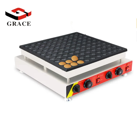 2019 Hot Sale New Style Electric Commercial Gas Or Electric 100 Holes Round Shape Muffins Machine Waffle Maker Dorayaki Machine