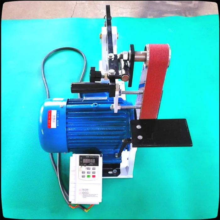 Belt Sander Machine Metalworking Grinding Machine Speed Regulation