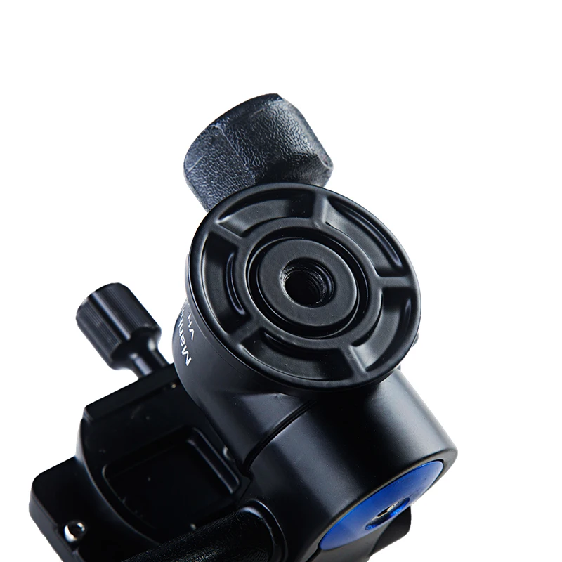 Manbily Photographic Equipment VH-40 Aluminum Alloy Video Tripod Ball Head 3-way Fluid Head