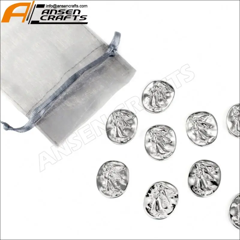 Angel Faith Pocket Token Coin Handcrafted Pewter