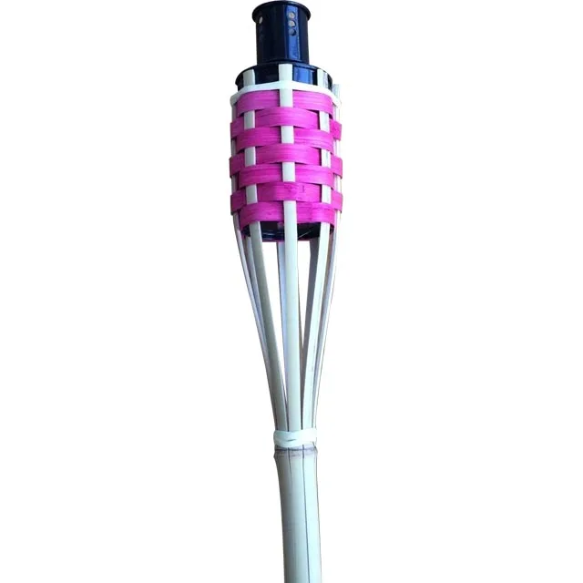 colored bamboo torch