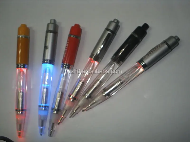Amazon Hot Sale LED Pen with Light, Light Up Penlight for Night Writing, LED ballpoint flashlight writing pens