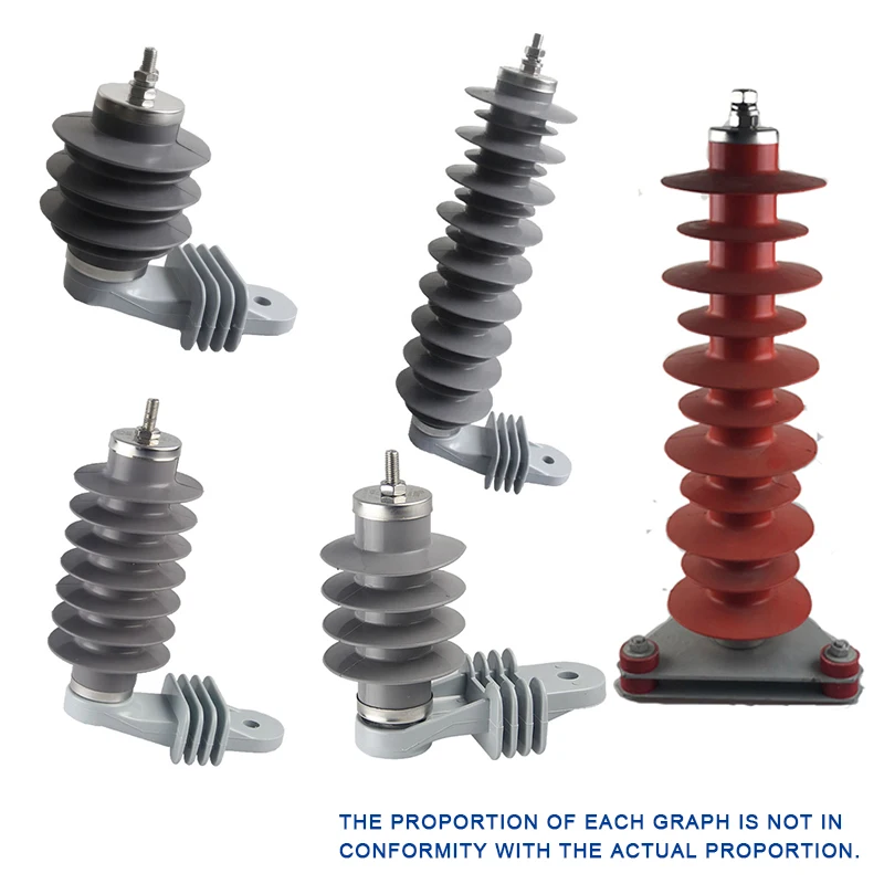 Best Selling Housed Limit over voltage 11kv 5ka Polymer silicon rubber lightning surge arrester