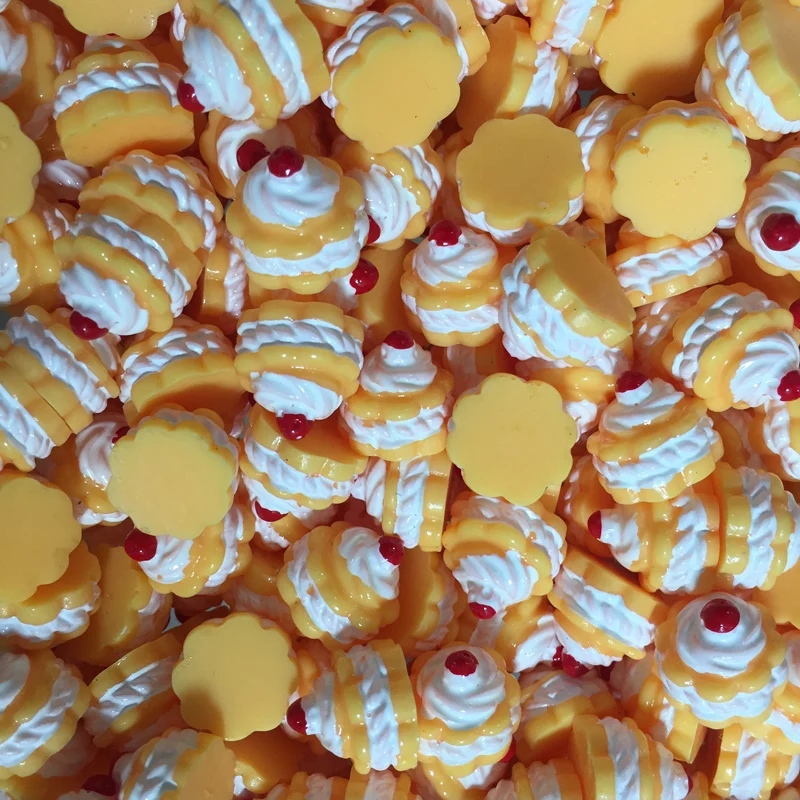 Wholesale 16mm Kawaii Sweet Food Resin Donuts Charms For Phone Case Decoration Accessory