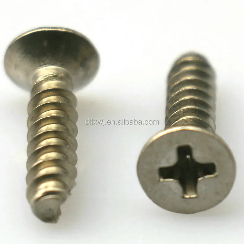 
 Винты с плоской головкой из нержавеющей стали М6 Phillips  