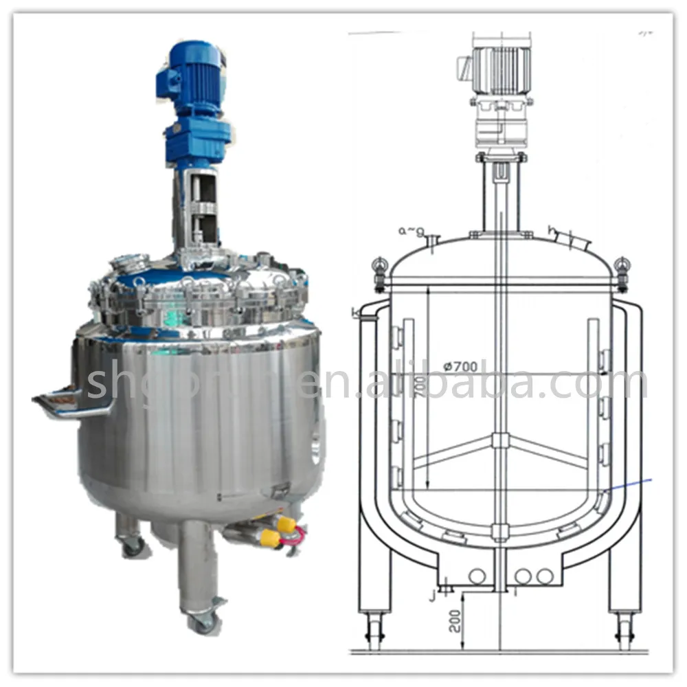 Sauce Vacuum Emulsifying Mixer With 1000l Oil,Water Tank Cheap Peanut Butter Vacumm Mixer