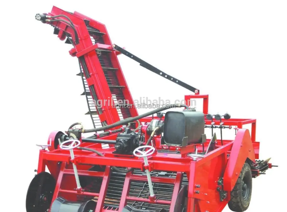 new design top quality hydraulic tractor PTO use automatic two rows Potato combine harvester digger with CE certification