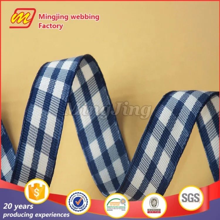 Printed Technics Single Face Style Tartan Plaid Ribbon