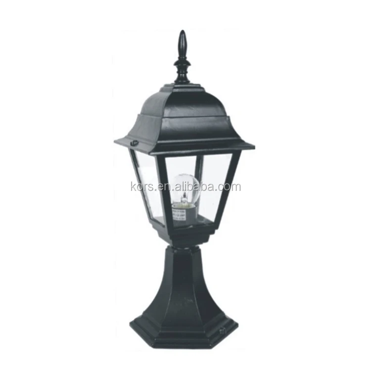 main gate pillar light outdoor pedestal lantern decorative garden house fence post lights