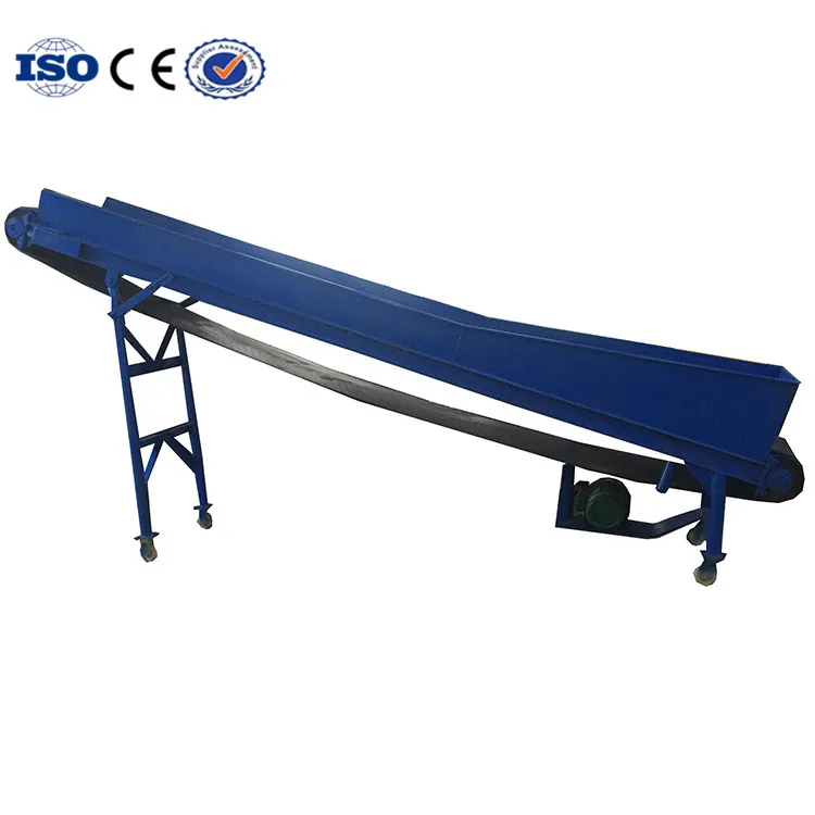 KEDA brand Belt Conveyor for Loading The Waste Plastic Bottle and Film