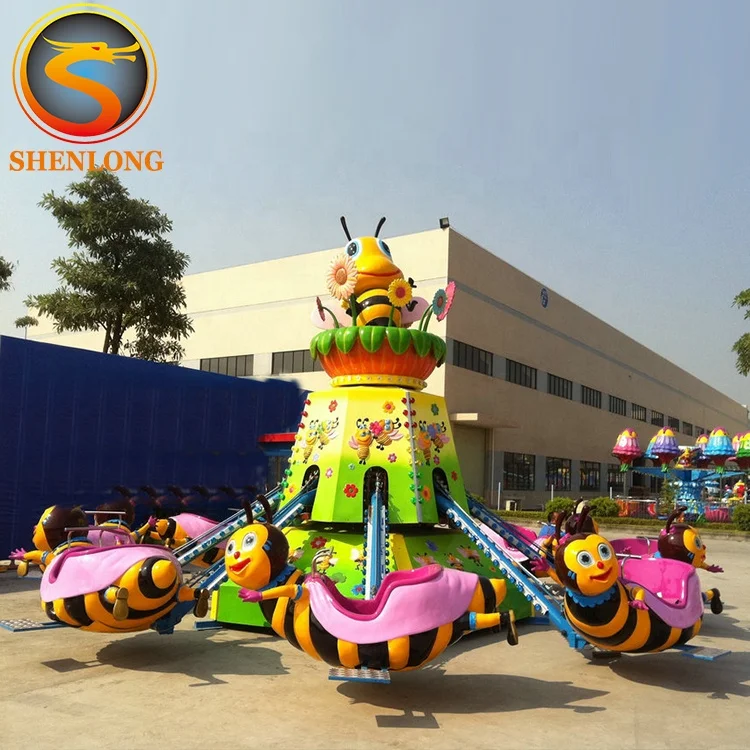 China Manufacturer Theme Park Amusement Rides Self Control Mini Bee Kids Plane Ride for Sale