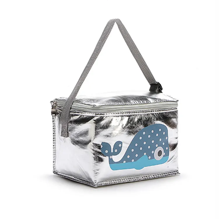 New portable  Aluminum Foil custom breastmilk beach cooler bag waterproof duffel bag cooler