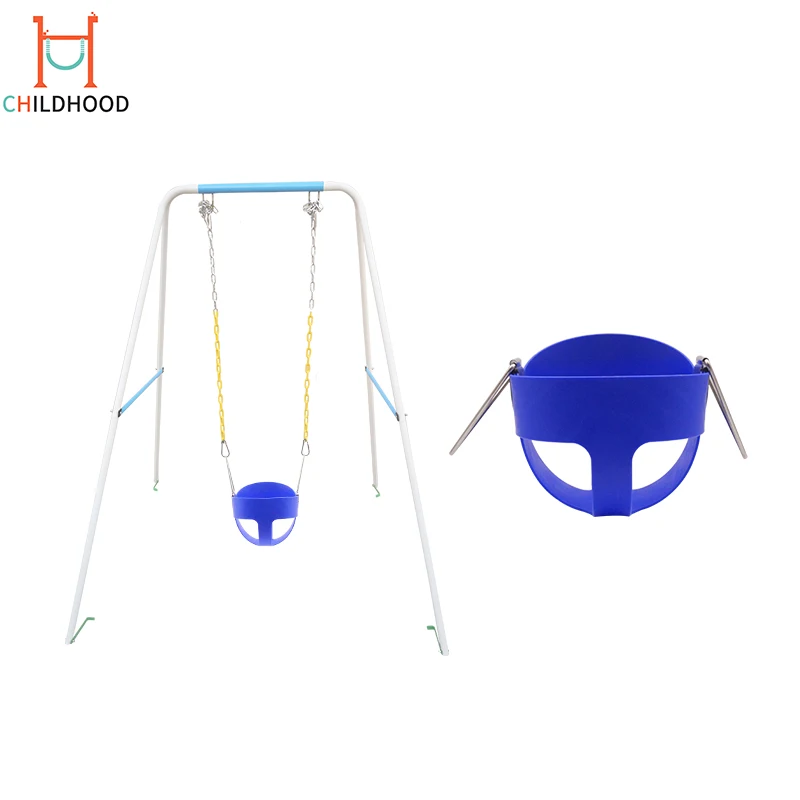 
Outdoor Indian Basket Children Aluminium Shelf Bucket Swing Seat 