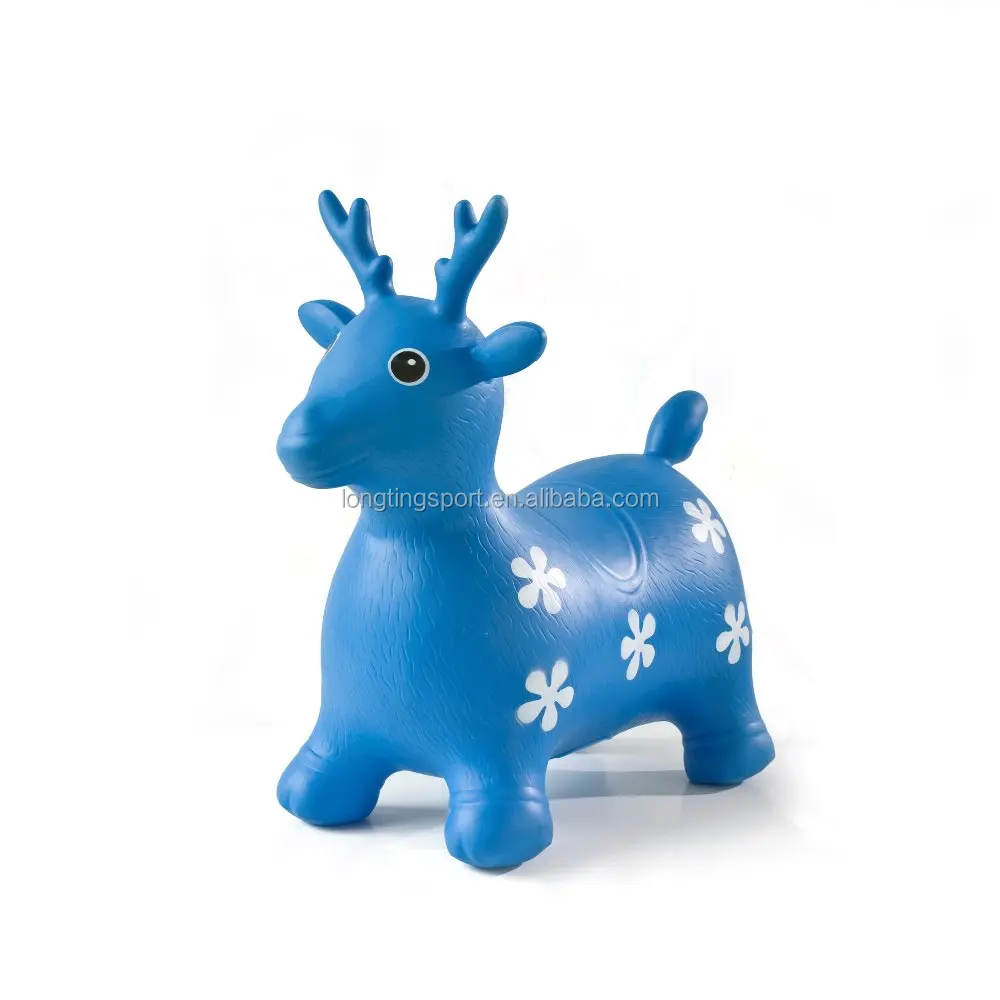 
kids toys horse animal play outdoor inflatable jumping PVC horse 