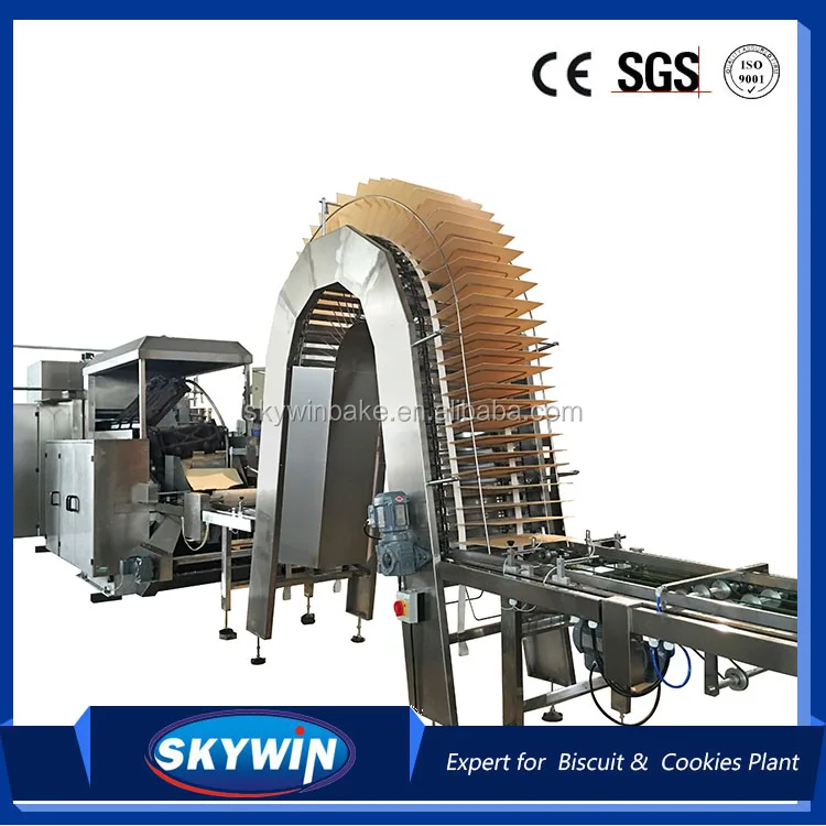 Skywin Plate Wafer Making Machine Wafer Baking Oven Machine/Wafer Biscuit Production Line