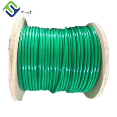 High voltage 16mm aramid rope cable with polyurethane pu sheath