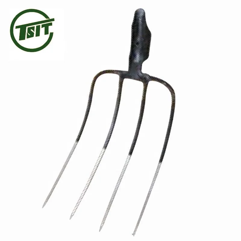 
4 tine fork steel garden farming fork head 