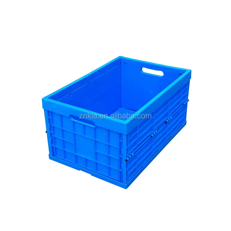 industrial thin wall plastic food vegetable heavy duty collapsible storage totes container box
