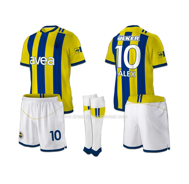 OEM service no limited sublimated thailand national team soccer jersey, jersey football model