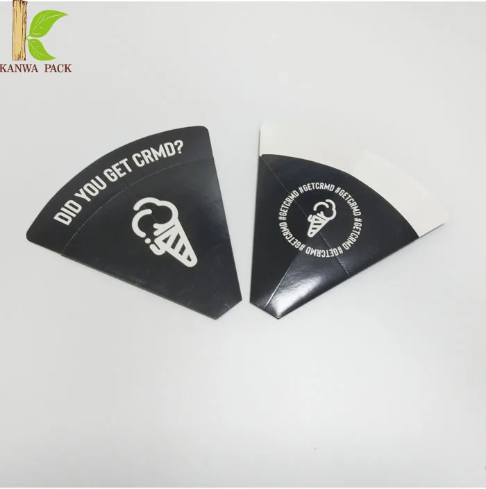 alimentaire cone disposable print logo bubble waffle cone egg waffle packaging cone china manufacturer custom printed pastry bag