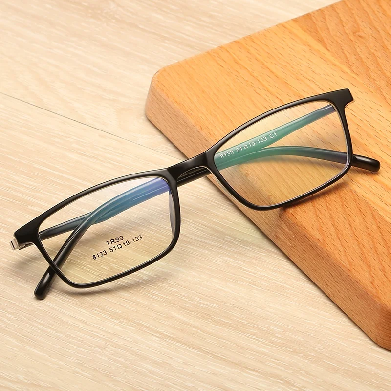 
2019 Stock Classic TR90 High Quality Clear Lenses Women Wholesale Men Eyewear Optical Glasses Spectacle Eyeglasses Frames 8133C 