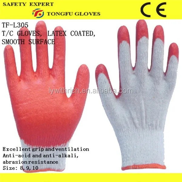 Latex coated gloves malaysia top gloves in china