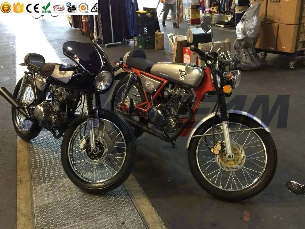 
SKYTEAM E3 125cc 4 stroke ACE vintage cafe racer classic motorcycle (EEC EURO3 APPROVAL) 