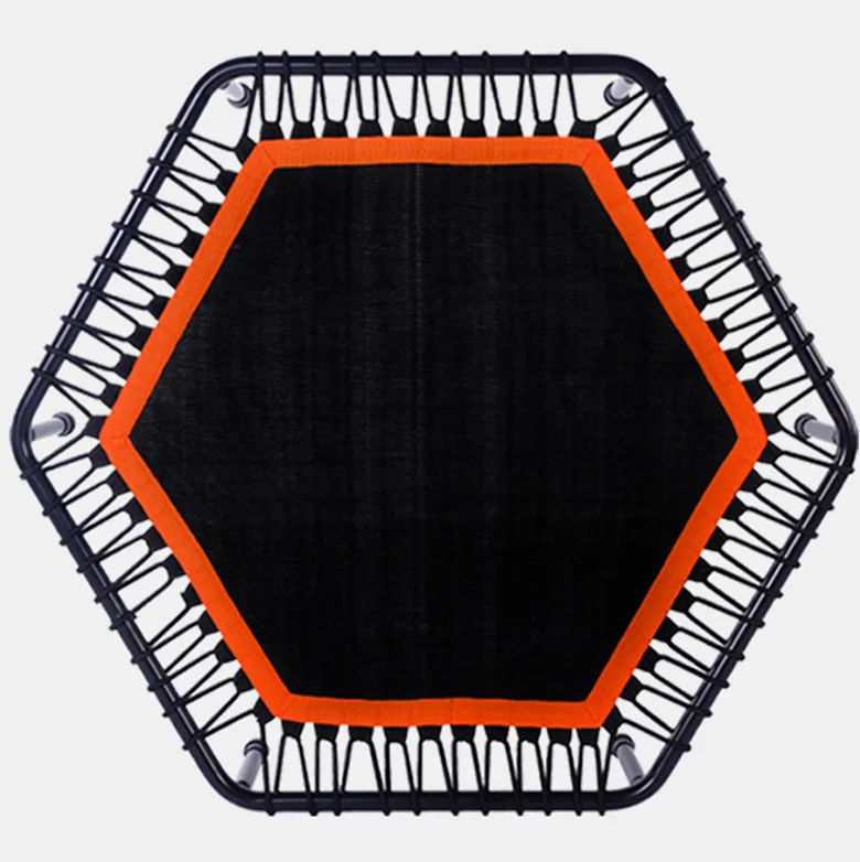 Mini Trampoline Cardio Home Rebounder Exercise Fold Fitness Trampoline With Adjustable Handrail