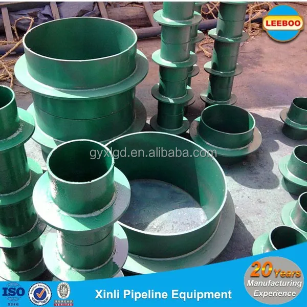 Waterproof rigid pipe sleeve through wall and concrete