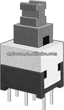 8x8 automotive push button switches PB-22E08