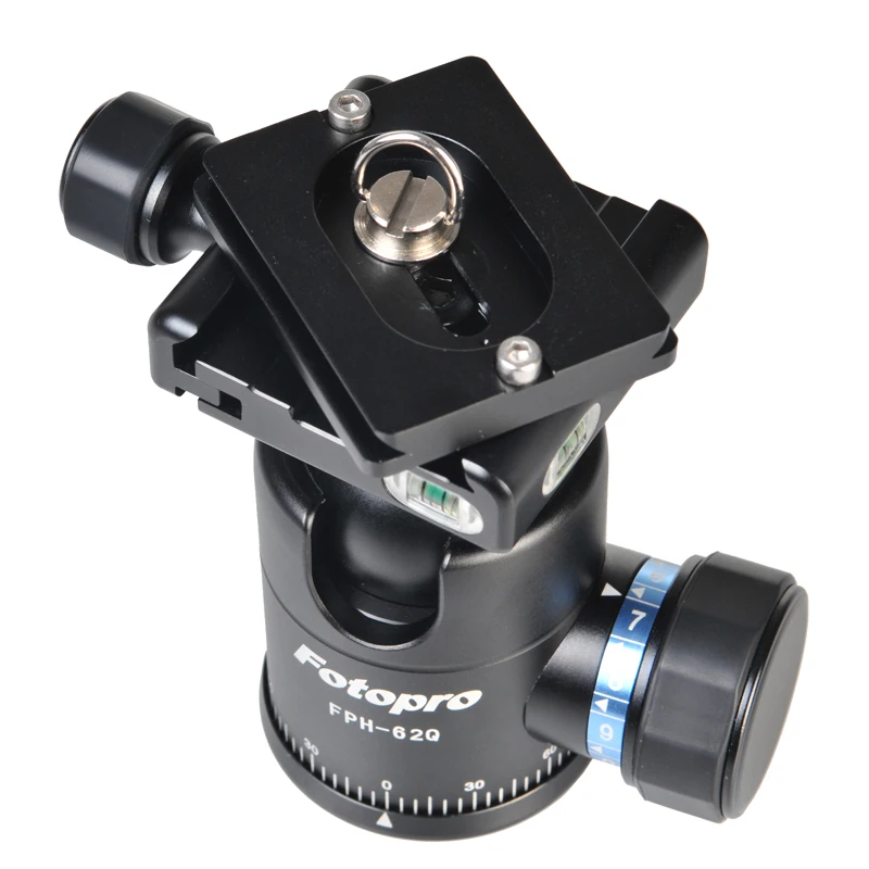 Fotopro FPH-62Q modern design aluminum material professional tripod camera ball head